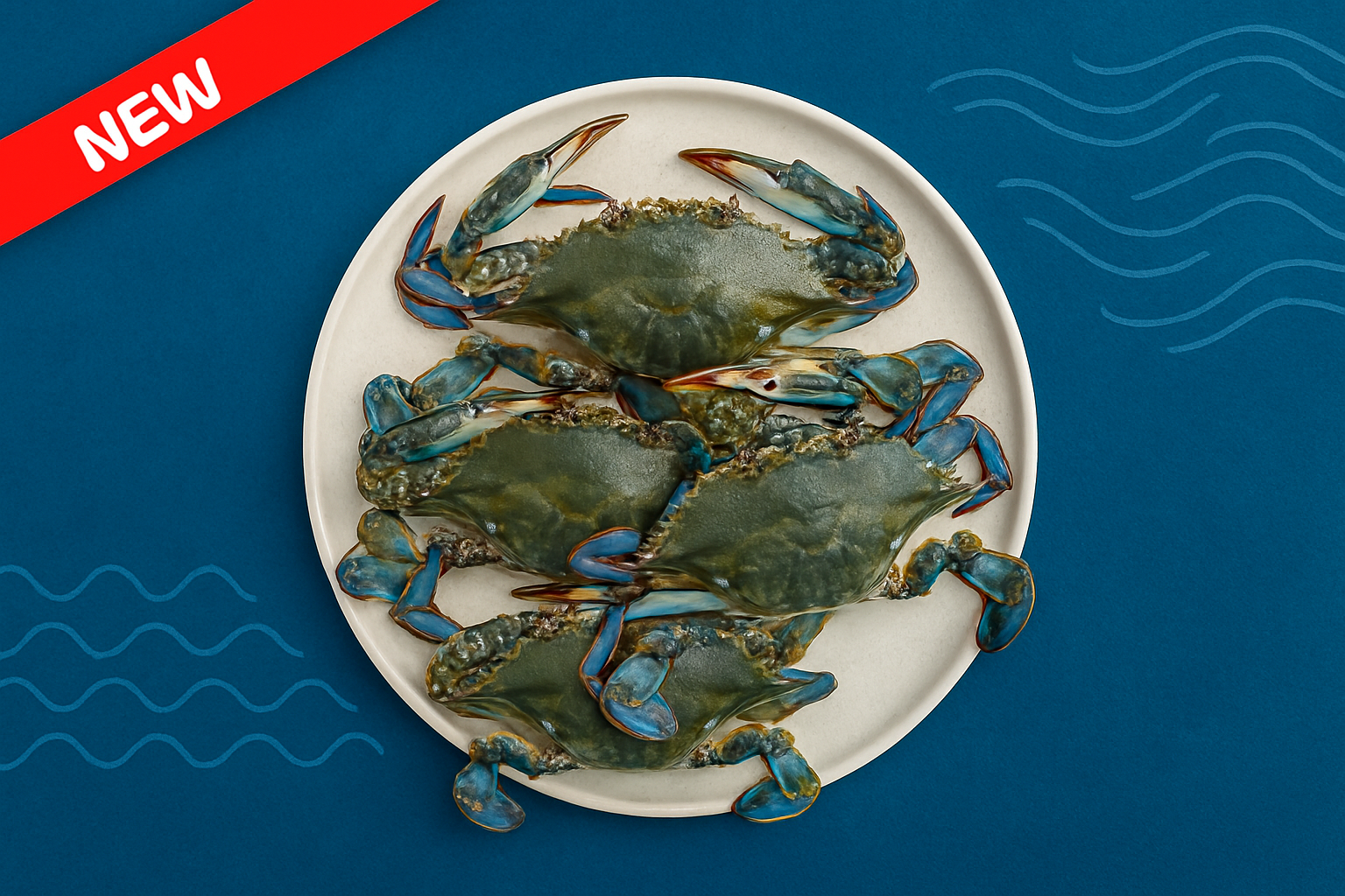 Sea Crab Blue